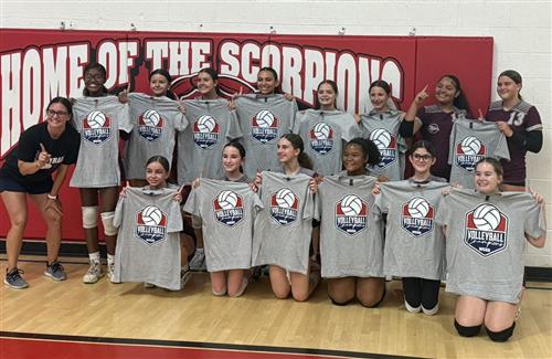 2025-26 Middle School Girls 8th Grade Volleyball Champions _ Mountain Sky